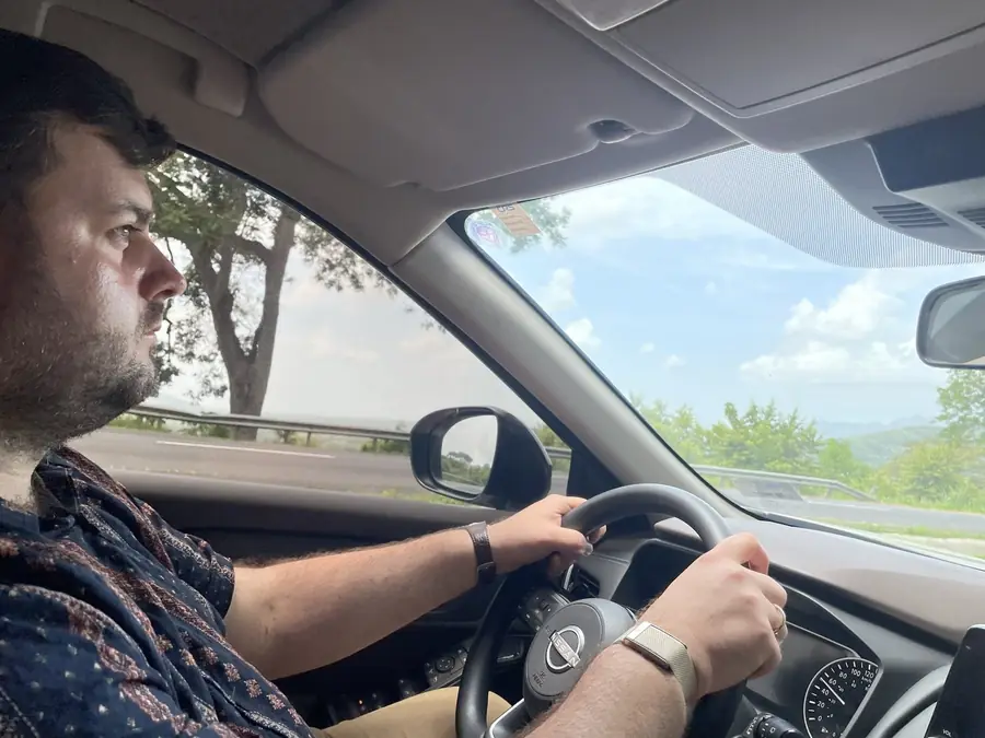 Am Steuer auf der Panamericana