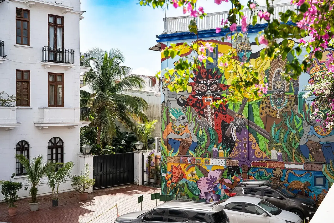 Wandbild in Casco Viejo